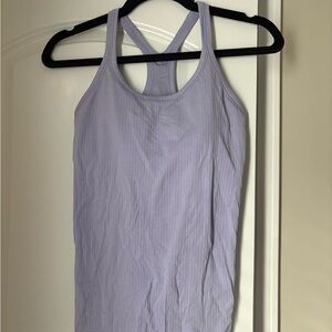 Lululemon ebb to street Light Purple Tank